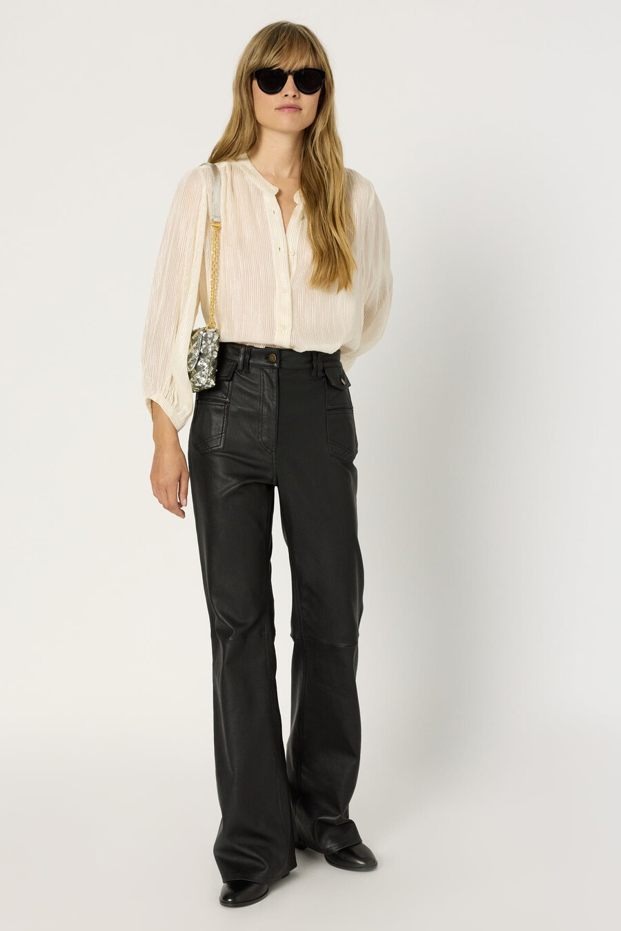 camisa de rayas con lurex - avril