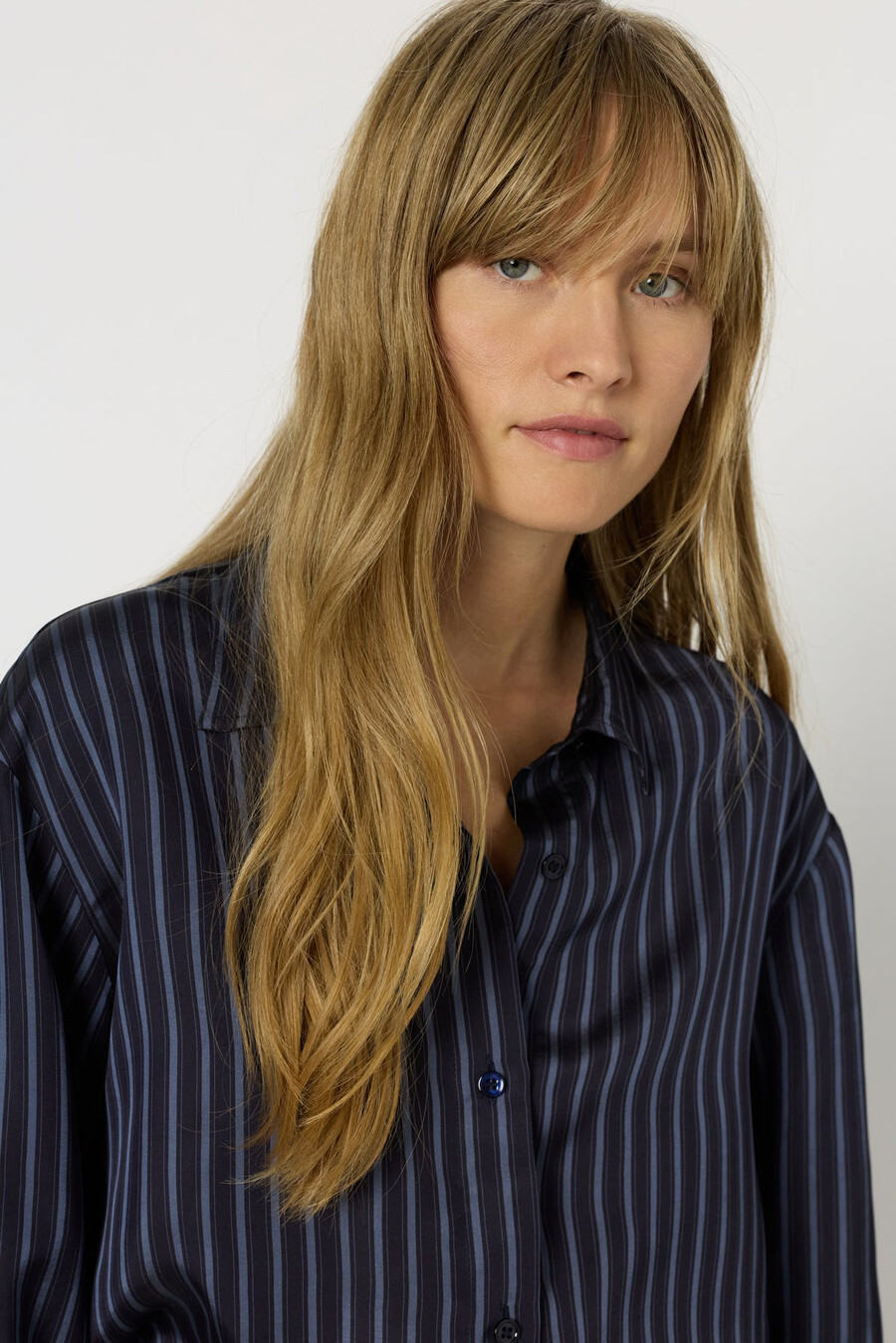 camisa fluida de rayas - alya