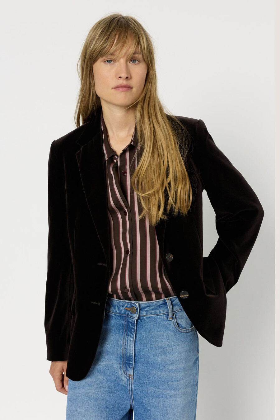 camisa suave de rayas - avae