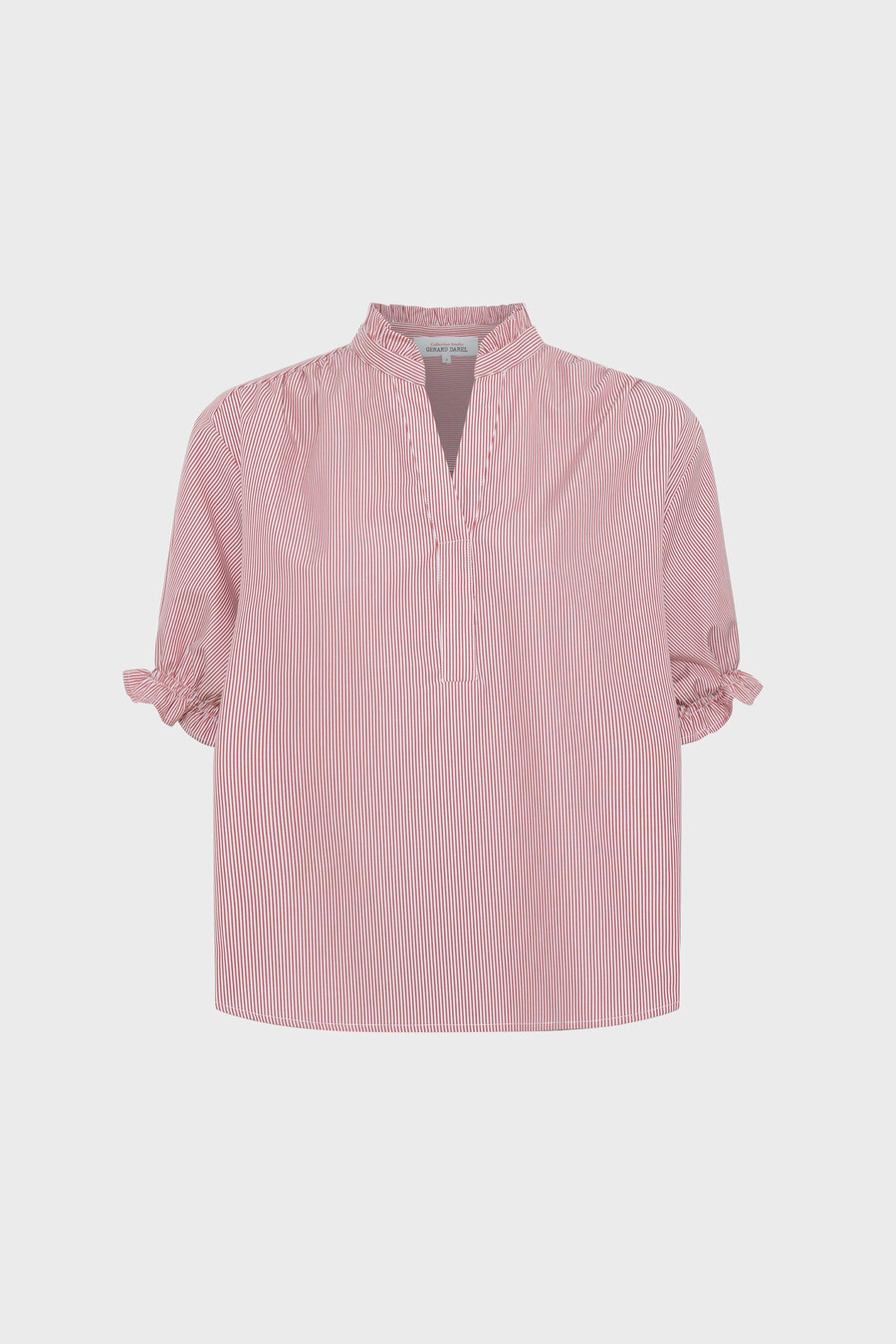 blusa de rayas con volantes - anya