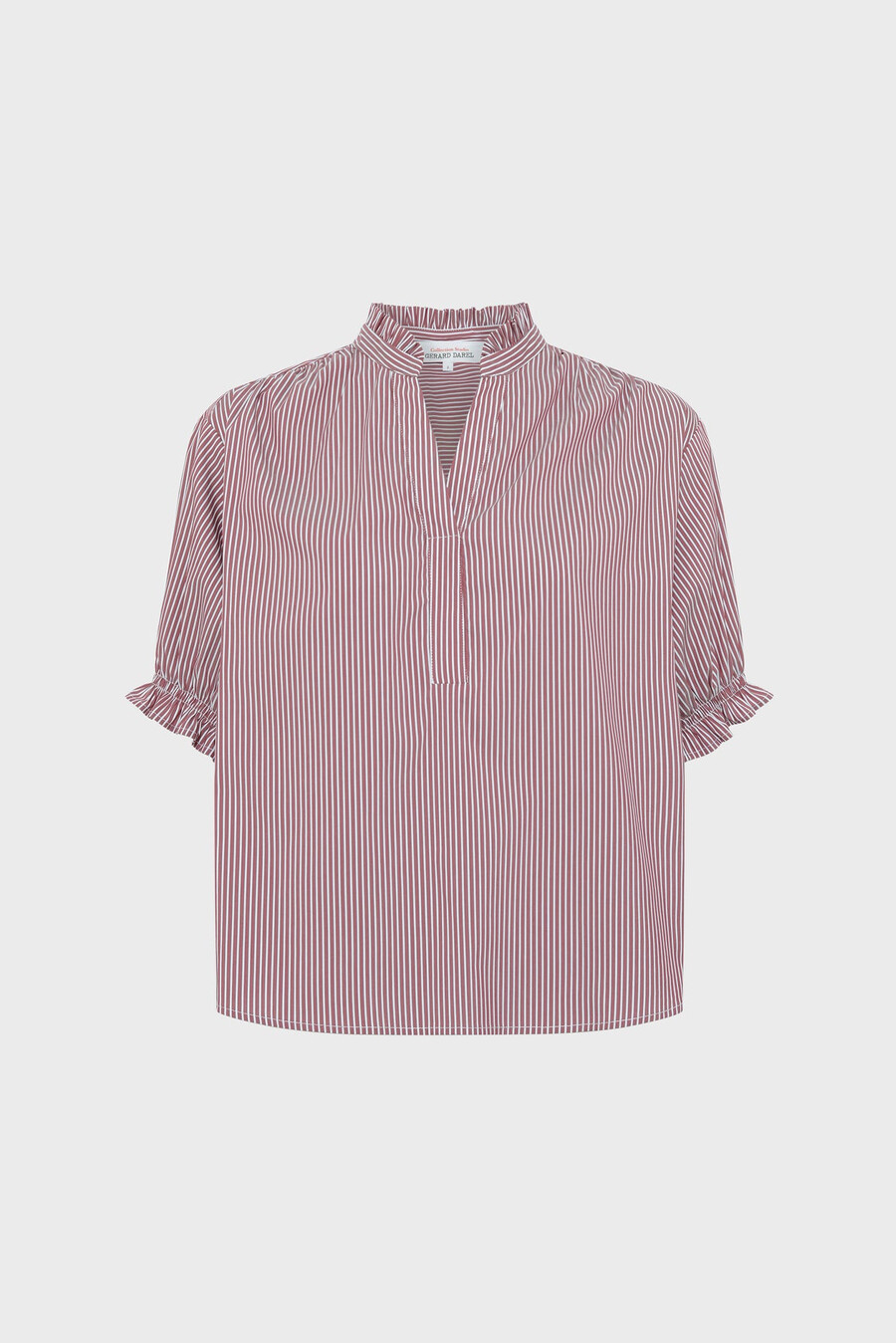 blusa de rayas con volantes - anya