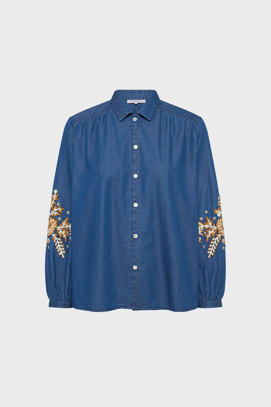 camisa vaquera bordada - amelie