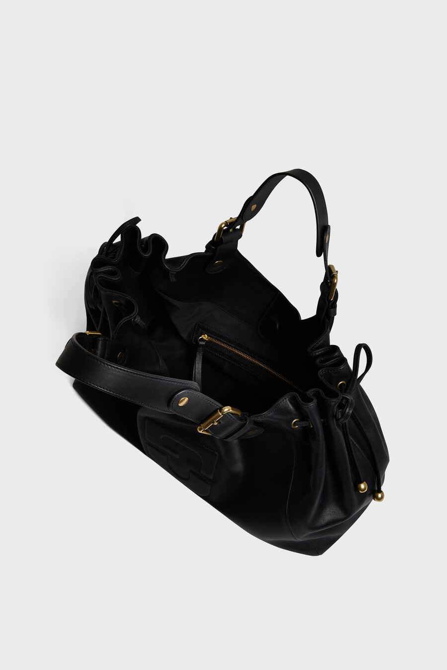 bolso de mano en piel - chiara gd