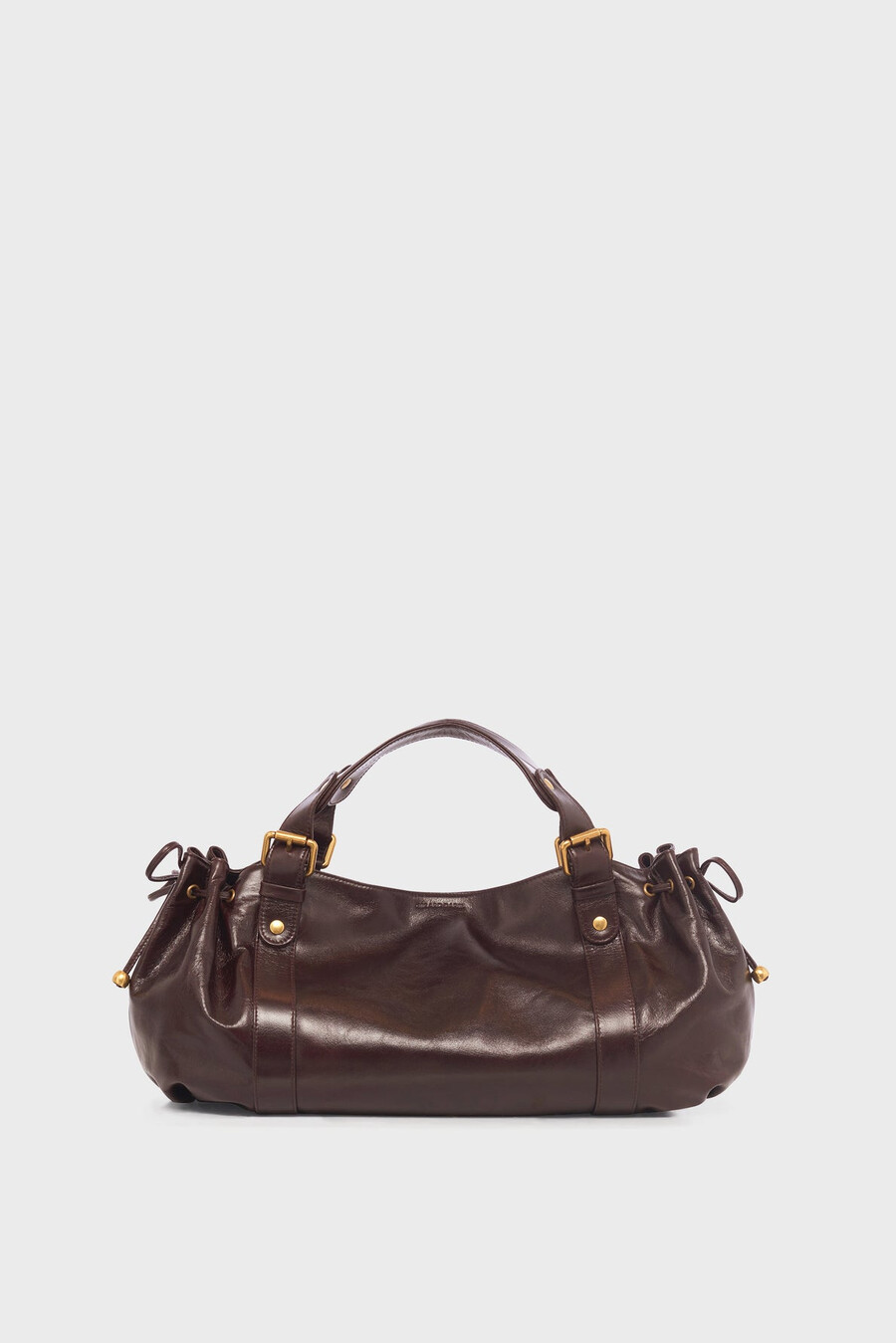 bolso de mano de piel efecto arrugado - 24h
