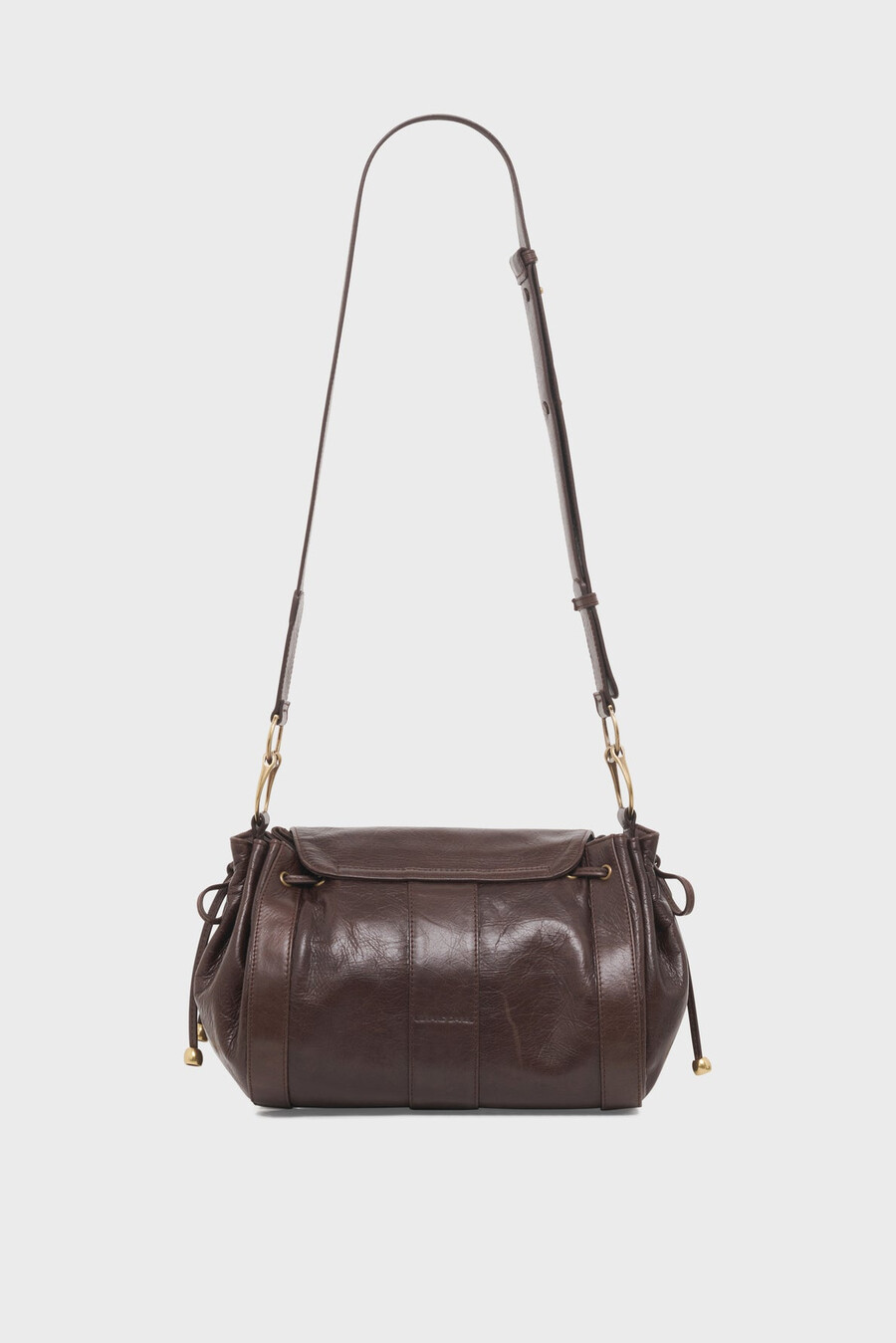 bolso de piel arrugada - besace 24