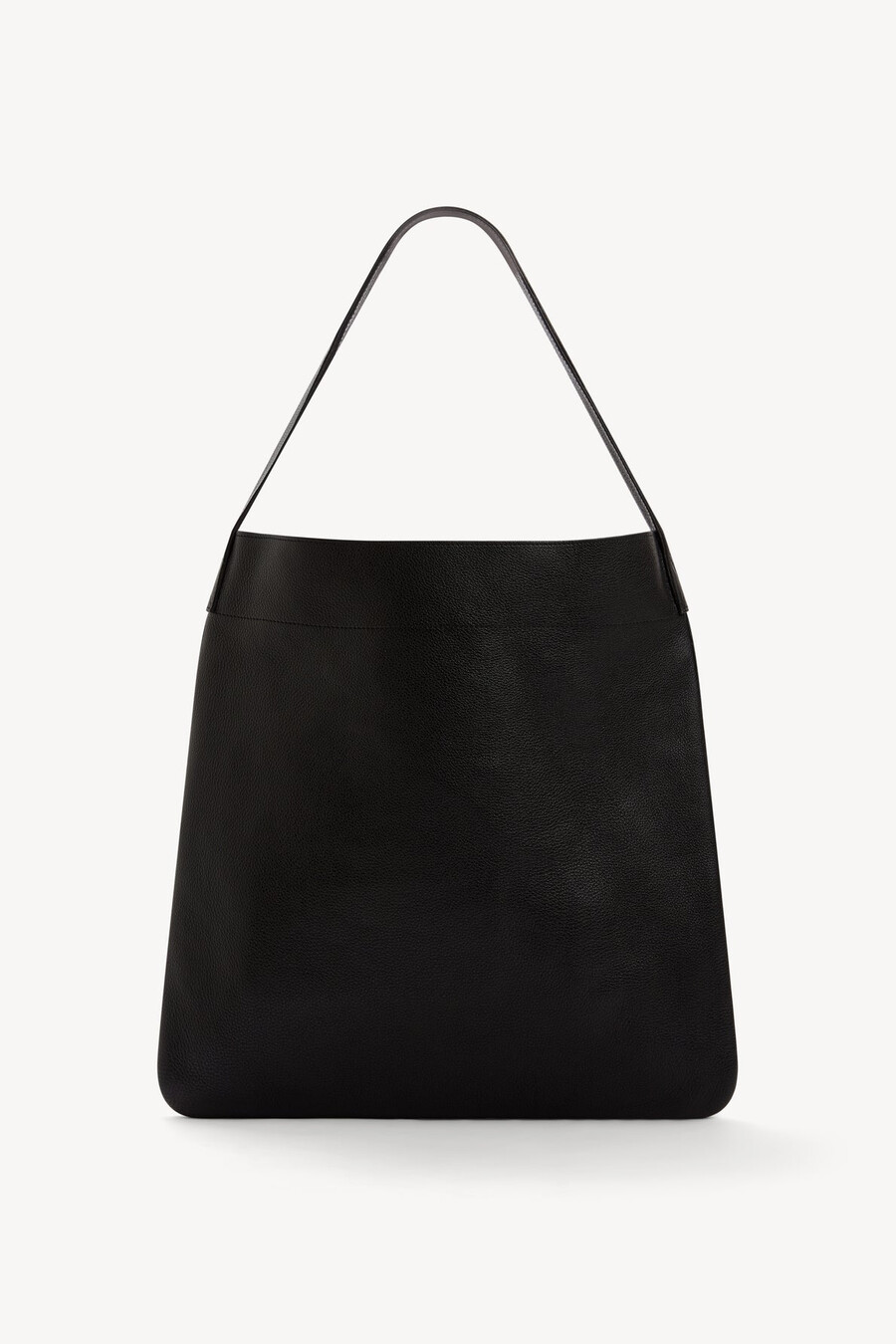 bolso hobo de piel granulada con forro metálico - lady