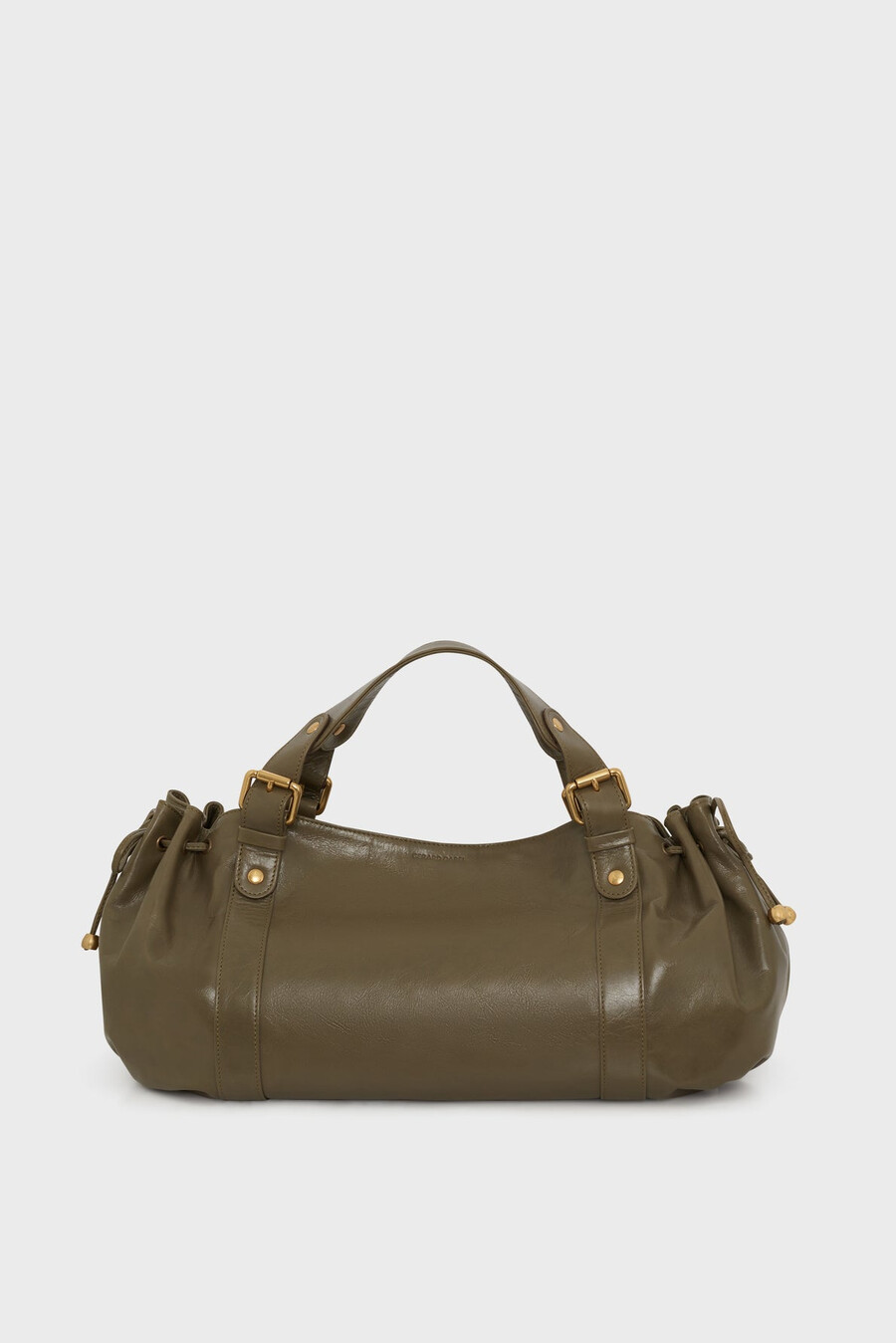 bolso de mano de piel efecto arrugado - 24h