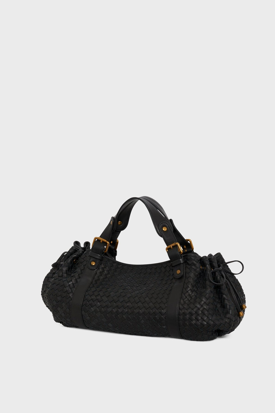 bolso de mano en piel trenzada - 24h