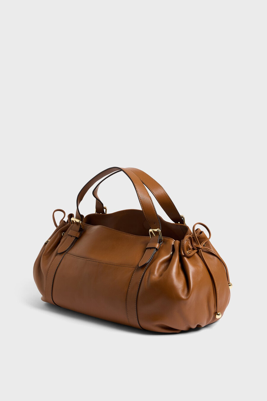bolso de mano de piel con bolsillo - st germain