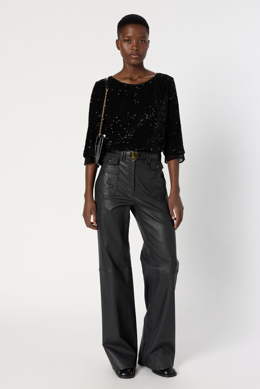 top de noche con lentejuelas - alienor