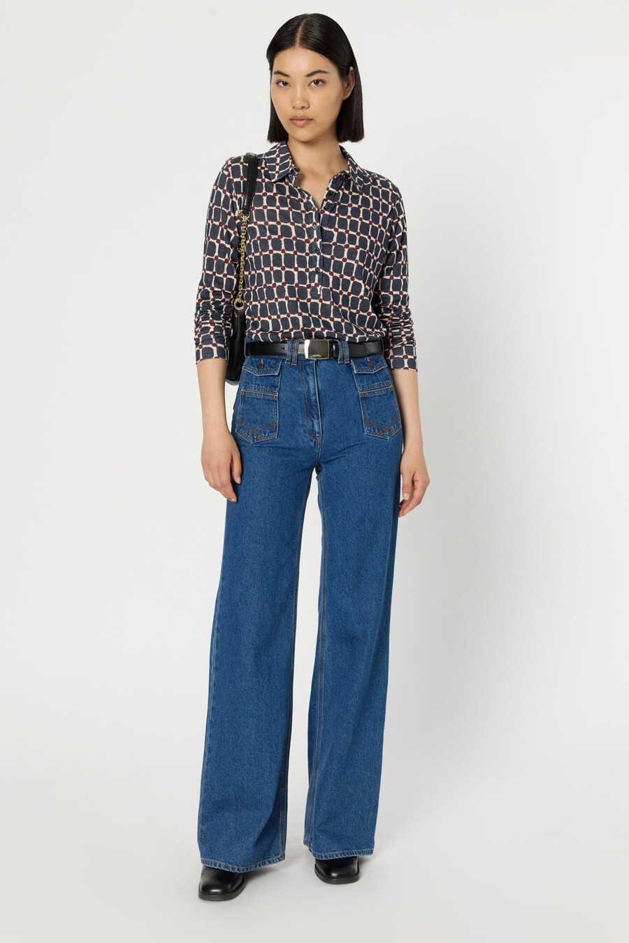 camiseta polo estampada - hortense